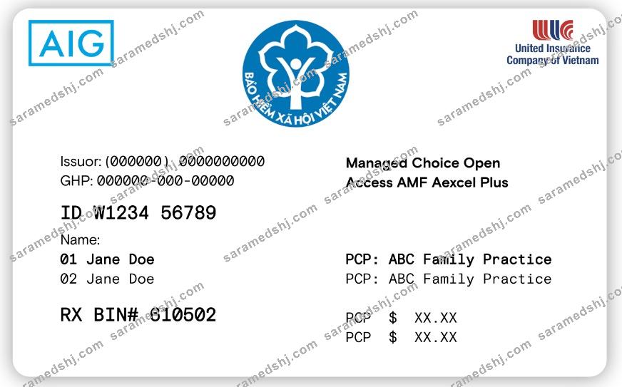 Vietnam health insurance card